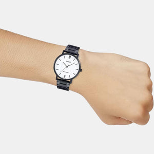 Enticer Men Quartz White Dial Analog Stainless Steel Watch A1975