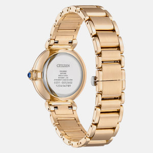 Citizen L Women Eco-Drive Mother Of Pearl Dial Analog Stainless Steel Watch EM1063-89D