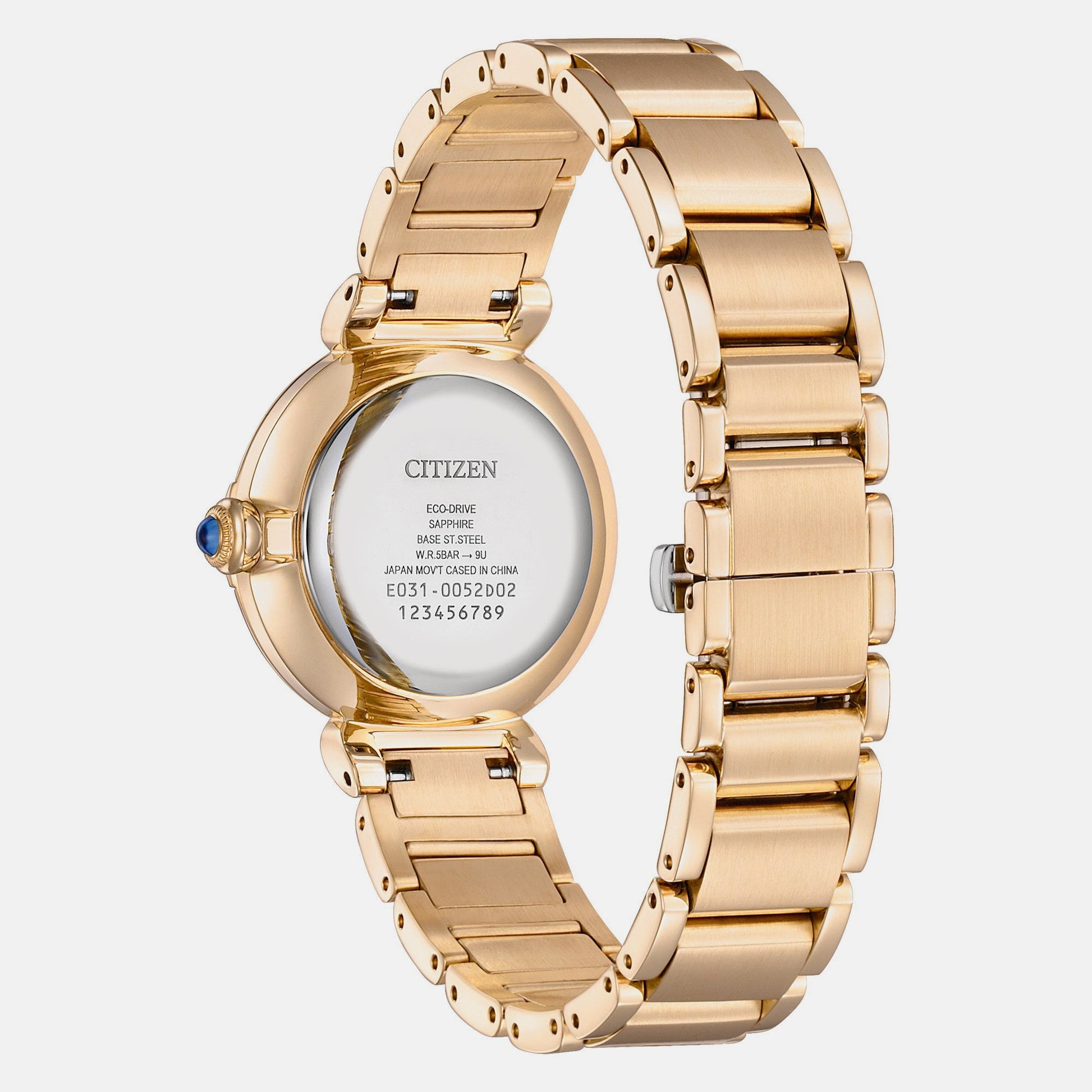 Citizen L Women Eco-Drive Mother Of Pearl Dial Analog Stainless Steel Watch EM1063-89D