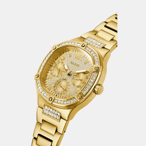 Duchess Women Quartz Champagne Dial Analog Stainless Steel Watch GW0558L2