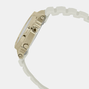 G-Shock Women Quartz White Dial Analog-Digital Resin Watch G1358