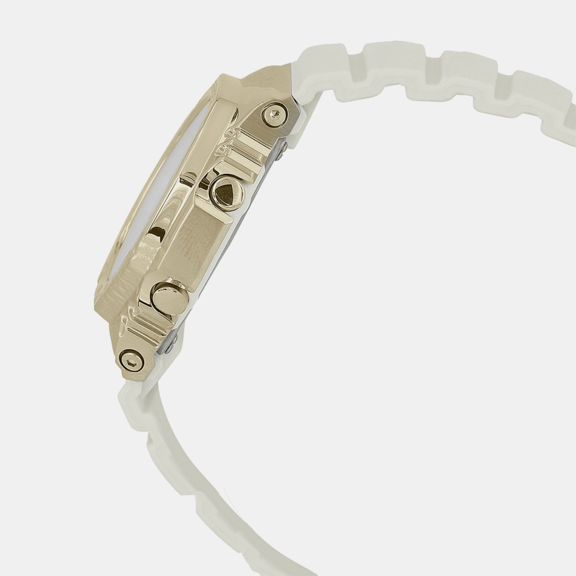 G-Shock Women Quartz White Dial Analog-Digital Resin Watch G1358