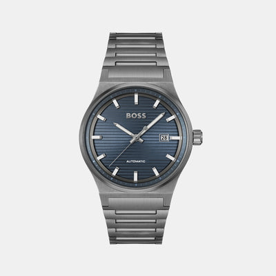Candor Men Automatic Blue Dial Analog Stainless Steel Watch 1514119