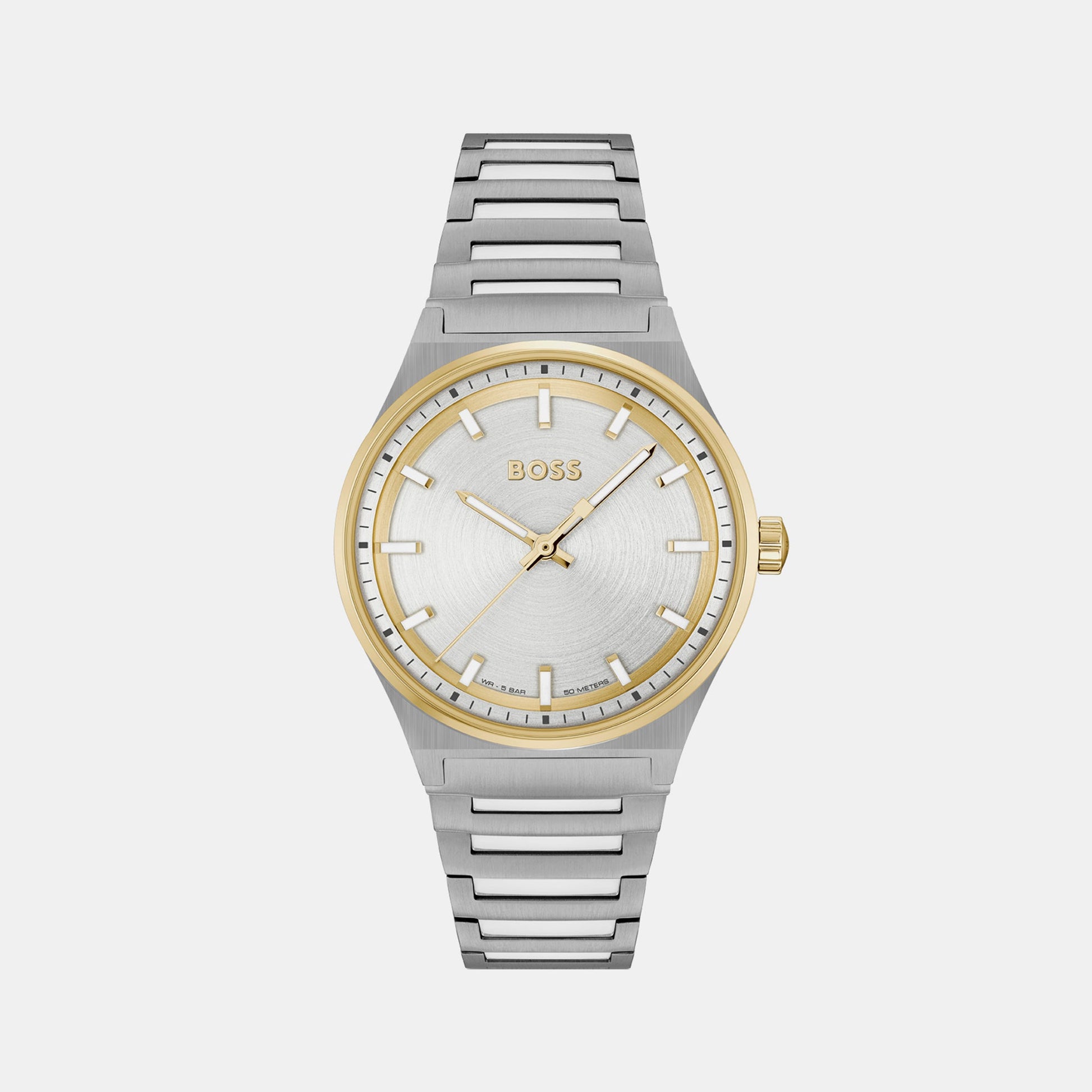 Candor Women Quartz Silver Dial Analog Stainless Steel Watch 1502734