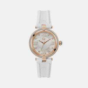 Fusion Cable Women Quartz White Dial Analog Silicone Watch Z15003L1MF