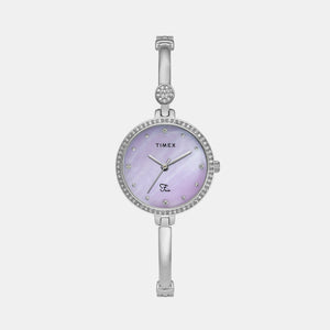 Fria Women Quartz Mother Of Pearl Dial Analog Brass Watch TWEL18400