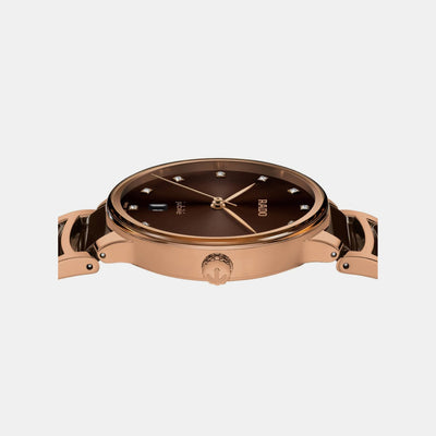 Centrix Unisex Quartz Brown Dial Analog Ceramic Watch R30023732