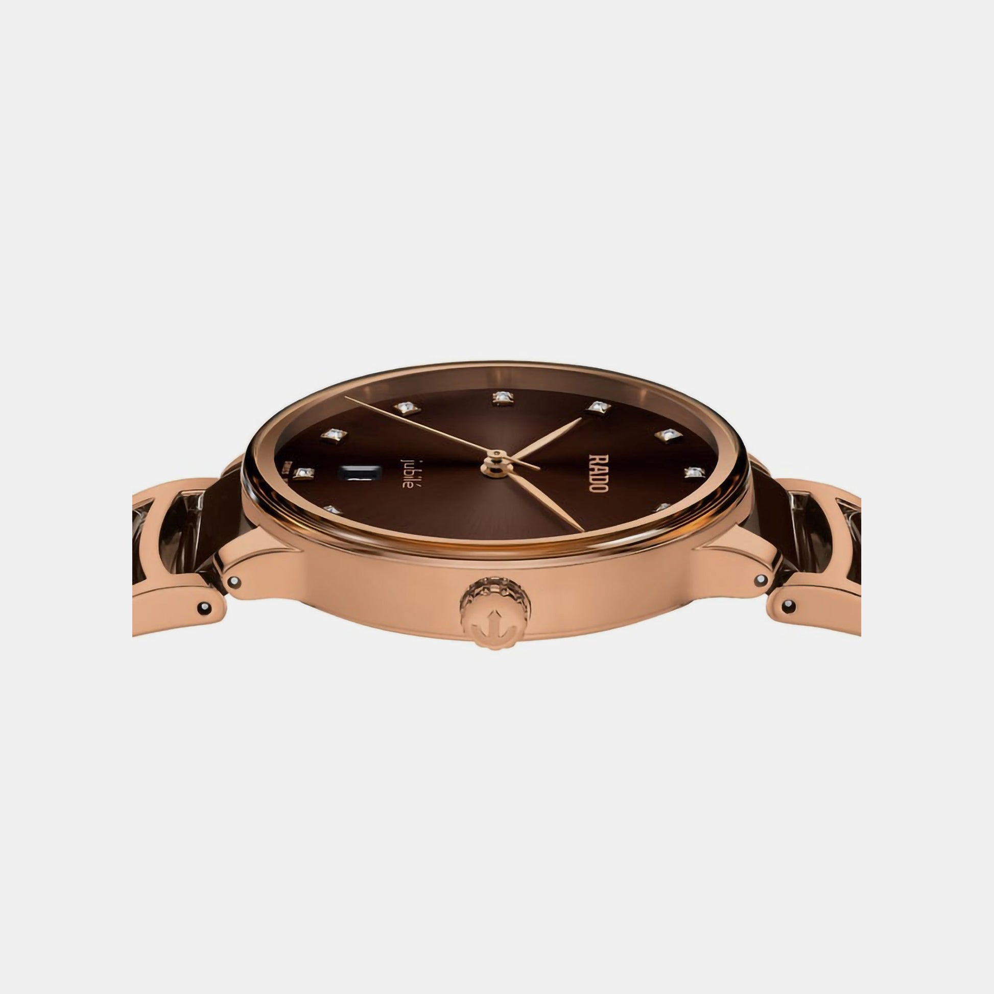 Centrix Unisex Quartz Brown Dial Analog Ceramic Watch R30023732