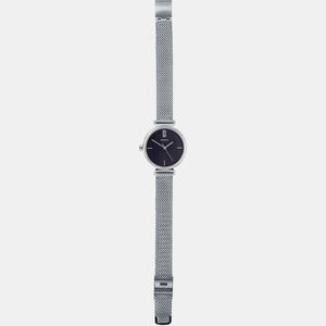 Enticer Women Quartz Black Dial Analog Stainless Steel Watch A2124