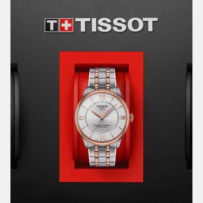 Chemin Des Tourelles Men Automatic Silver Dial Analog Stainless steel Watch T1398072203800