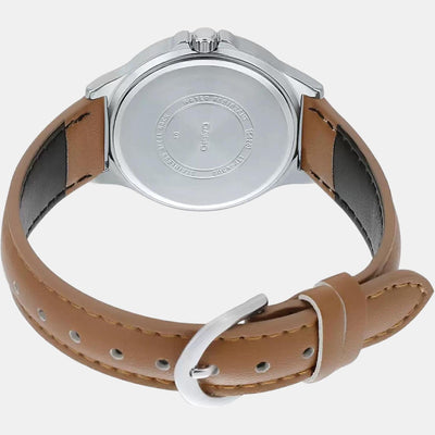 Enticer Women Quartz White Dial Multi-Function Leather Watch A1703