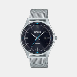 Enticer Men Quartz Black Dial Analog Stainless Steel Watch A2106