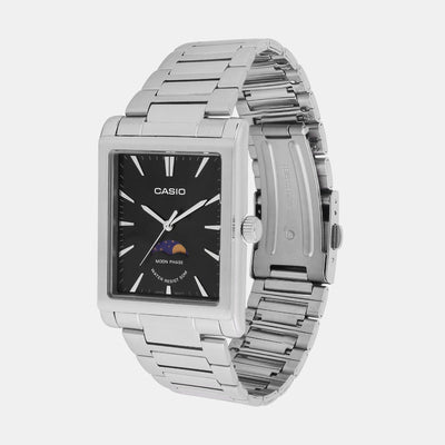 Enticer Men Quartz Black Dial Analog Stainless Steel Watch A2170