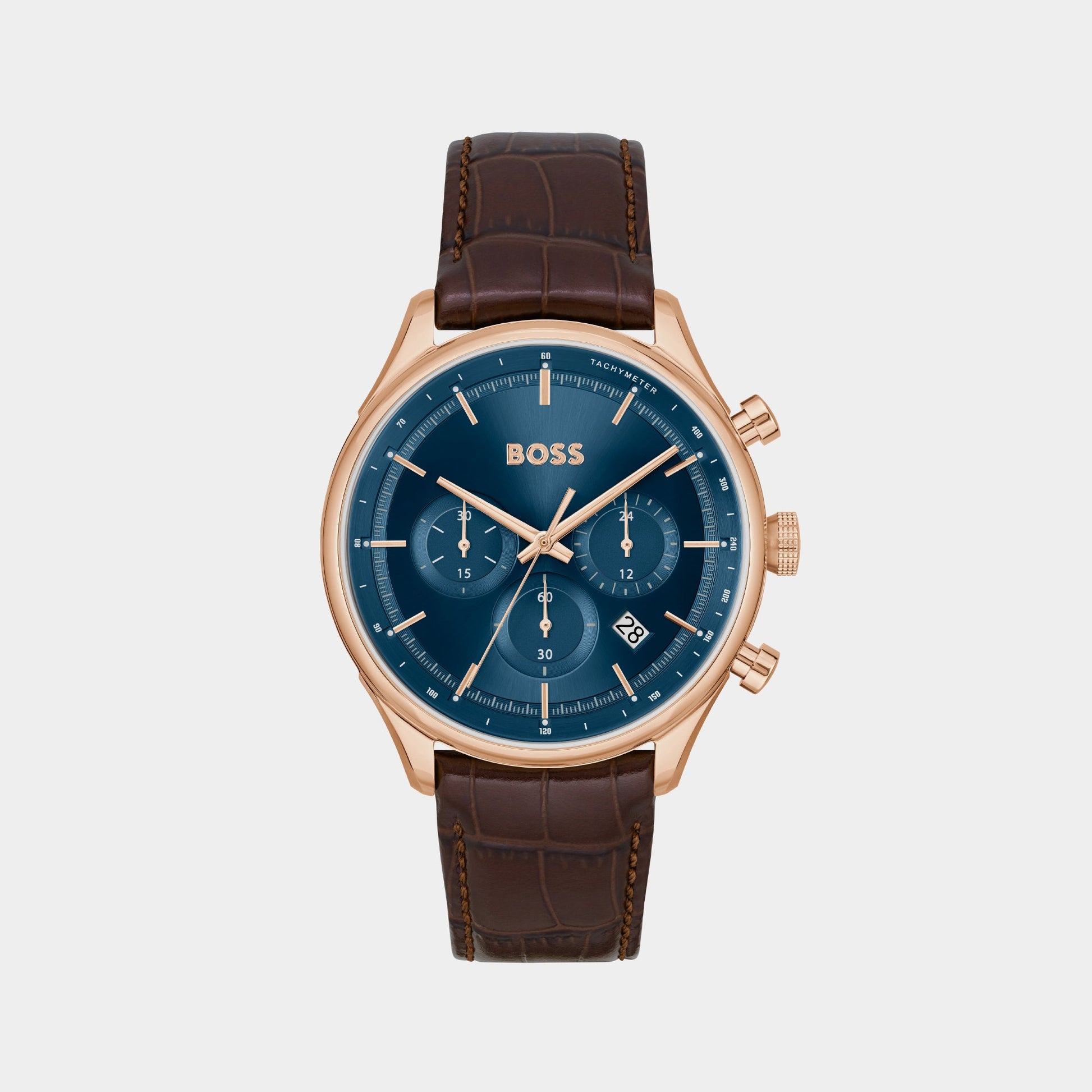 Gregor Men Quartz Blue Dial Analog Leather Watch 1514050