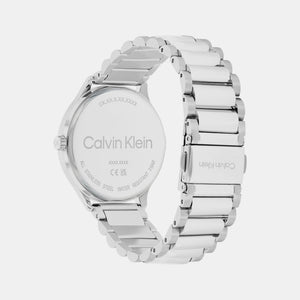 Ck Dress Women Quartz White Dial Multi-Function Stainless Steel Watch 25200373