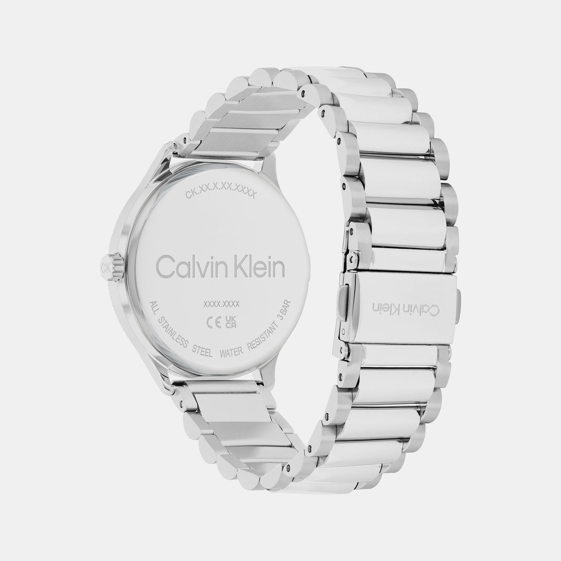 Ck Dress Women Quartz White Dial Multi-Function Stainless Steel Watch 25200373