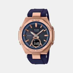 Baby-G Women Quartz Blue Dial Analog-Digital Resin Watch BX191