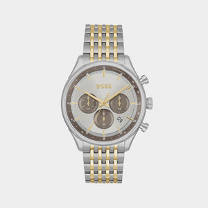 Gregor Men Quartz Grey Dial Chronograph Stainless Steel Watch 1514053