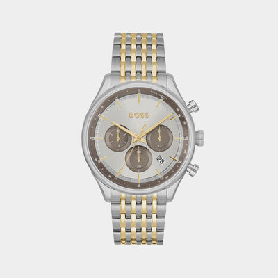 Gregor Men Quartz Grey Dial Chronograph Stainless Steel Watch 1514053