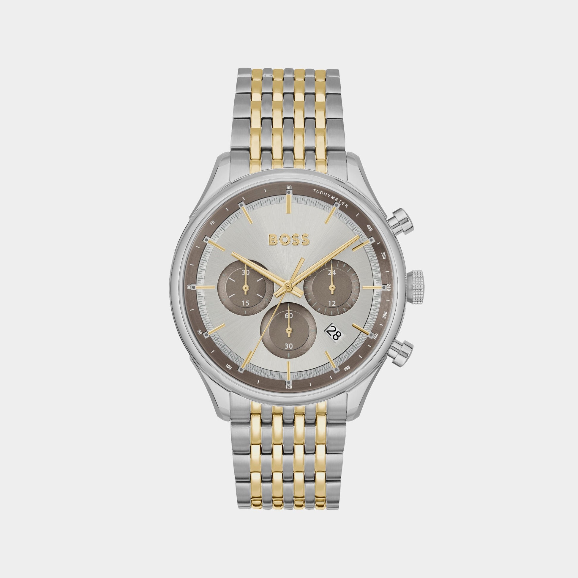 Gregor Men Quartz Grey Dial Chronograph Stainless Steel Watch 1514053