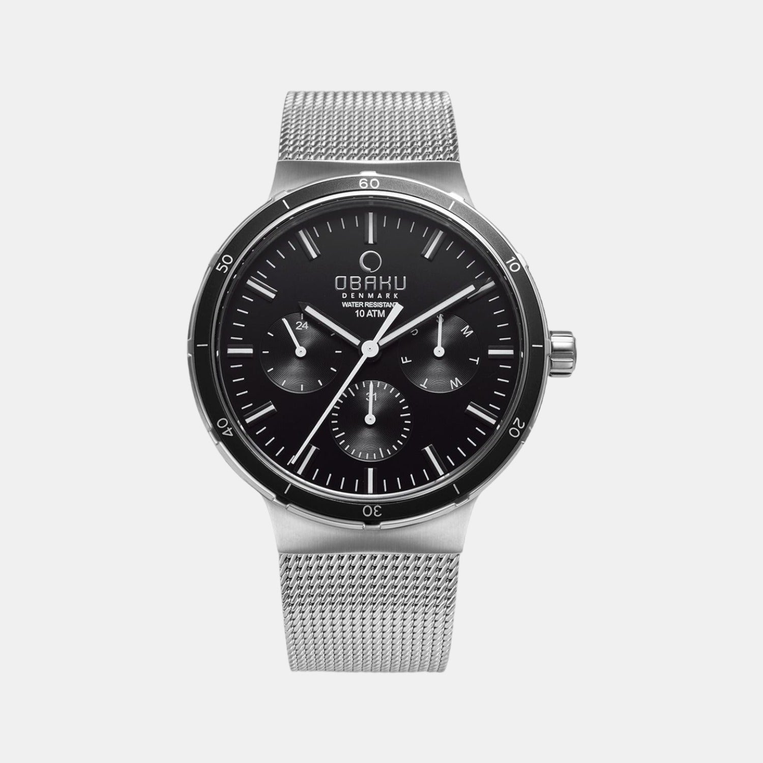 Dyb Onyx Men Quartz Black Dial Analog Stainless Steel Watch V220GMCBMC