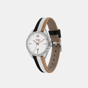 Felina Women Quartz White Dial Analog Nylon Watch 1502645