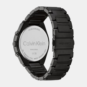 Ck Fearless Men Quartz Black Dial Chronograph Stainless Steel Watch 25200303
