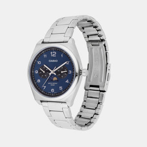 Enticer Men Quartz Blue Dial Chronograph Stainless Steel Watch A2173