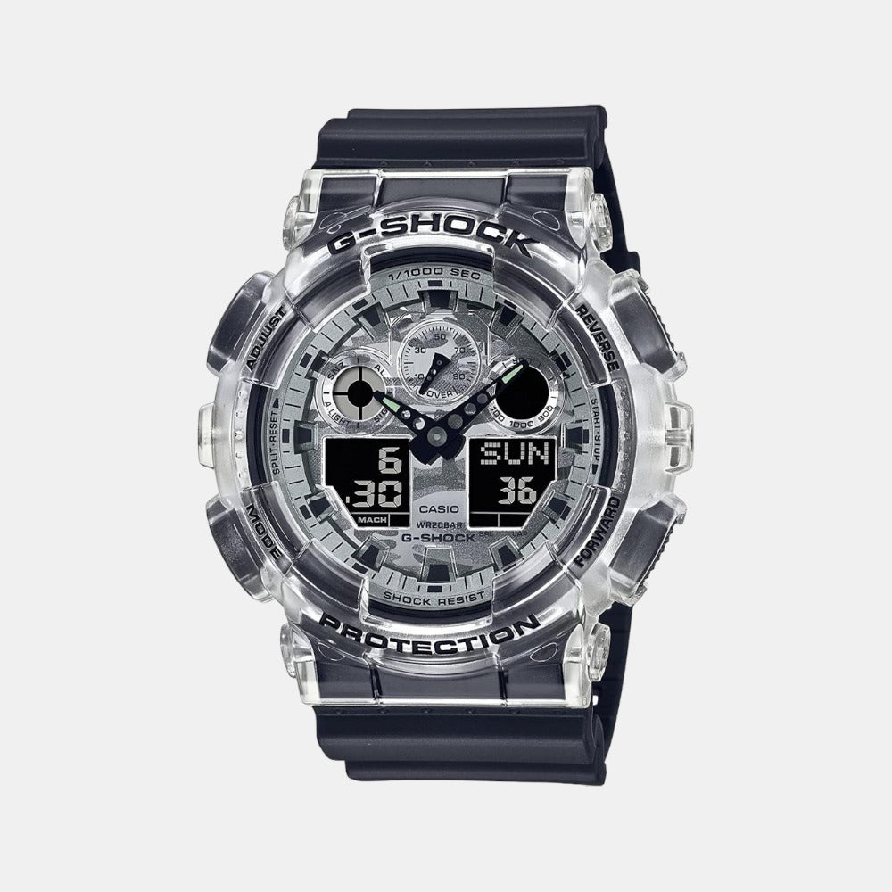 G-Shock Men Quartz Silver Dial Analog-Digital Resin Watch G1281
