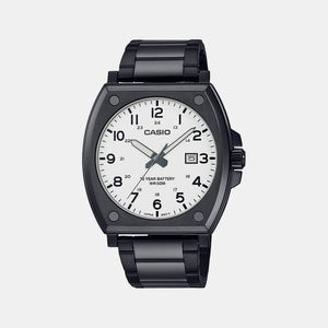 Enticer Men Quartz White Dial Analog Stainless Steel Watch A2119
