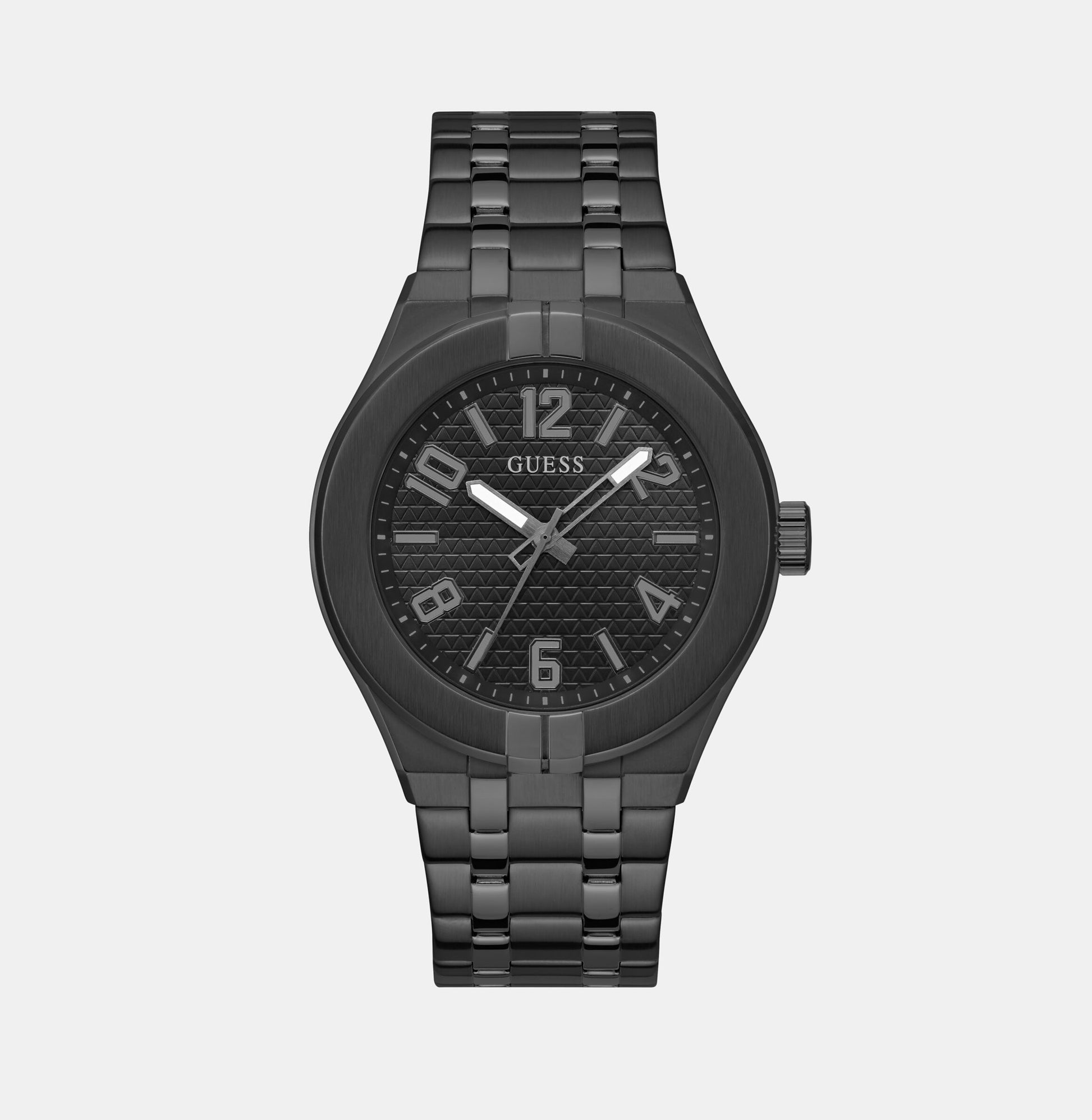Escape Men Quartz Black Dial Analog Stainless Steel Watch GW0661G3