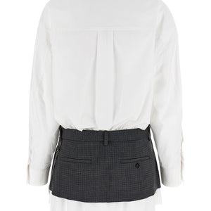 Alexander Wang Pre-styled Shirt Dress W Chain Dress