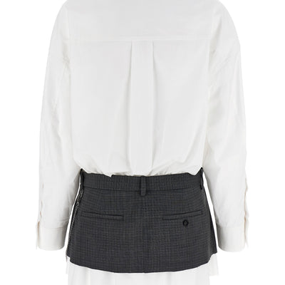 Alexander Wang Pre-styled Shirt Dress W Chain Dress