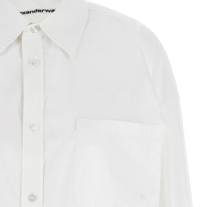 Alexander Wang Pre-styled Shirt Dress W Chain Dress