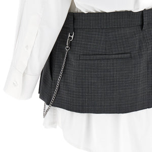 Alexander Wang Pre-styled Shirt Dress W Chain Dress