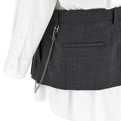 Alexander Wang Pre-styled Shirt Dress W Chain Dress