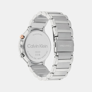 Energize Women Quartz White Dial Chronograph Stainless Steel Watch 25200238