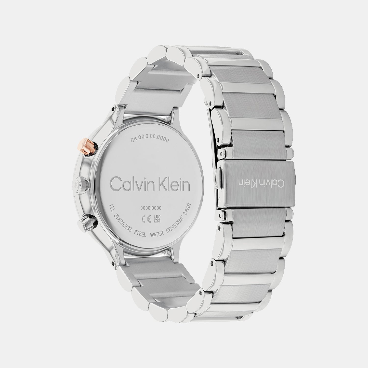 Energize Women Quartz White Dial Chronograph Stainless Steel Watch 25200238