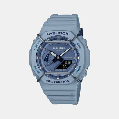G-Shock Men Quartz Blue Dial Analog-Digital Resin Watch G1339