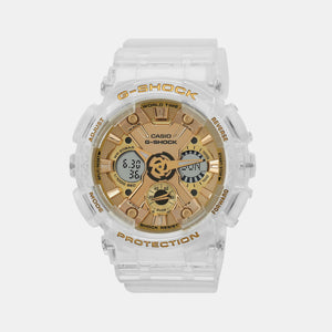 G-Shock Women Women Quartz Gold Dial Analog-Digital Resin Watch G1401