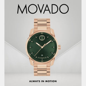 Bold Verso Men Quartz Green Dial Analog Stainless Steel Watch 3601138