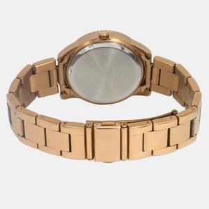 E Class Women Quartz Rose Gold Dial Analog Stainless Steel Watch TWEL16801