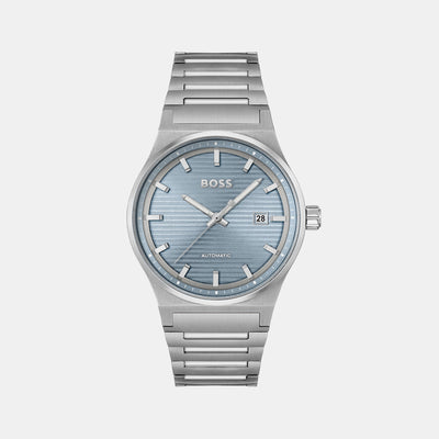 Candor Men Quartz Blue Dial Analog Stainless Steel Watch 1514118