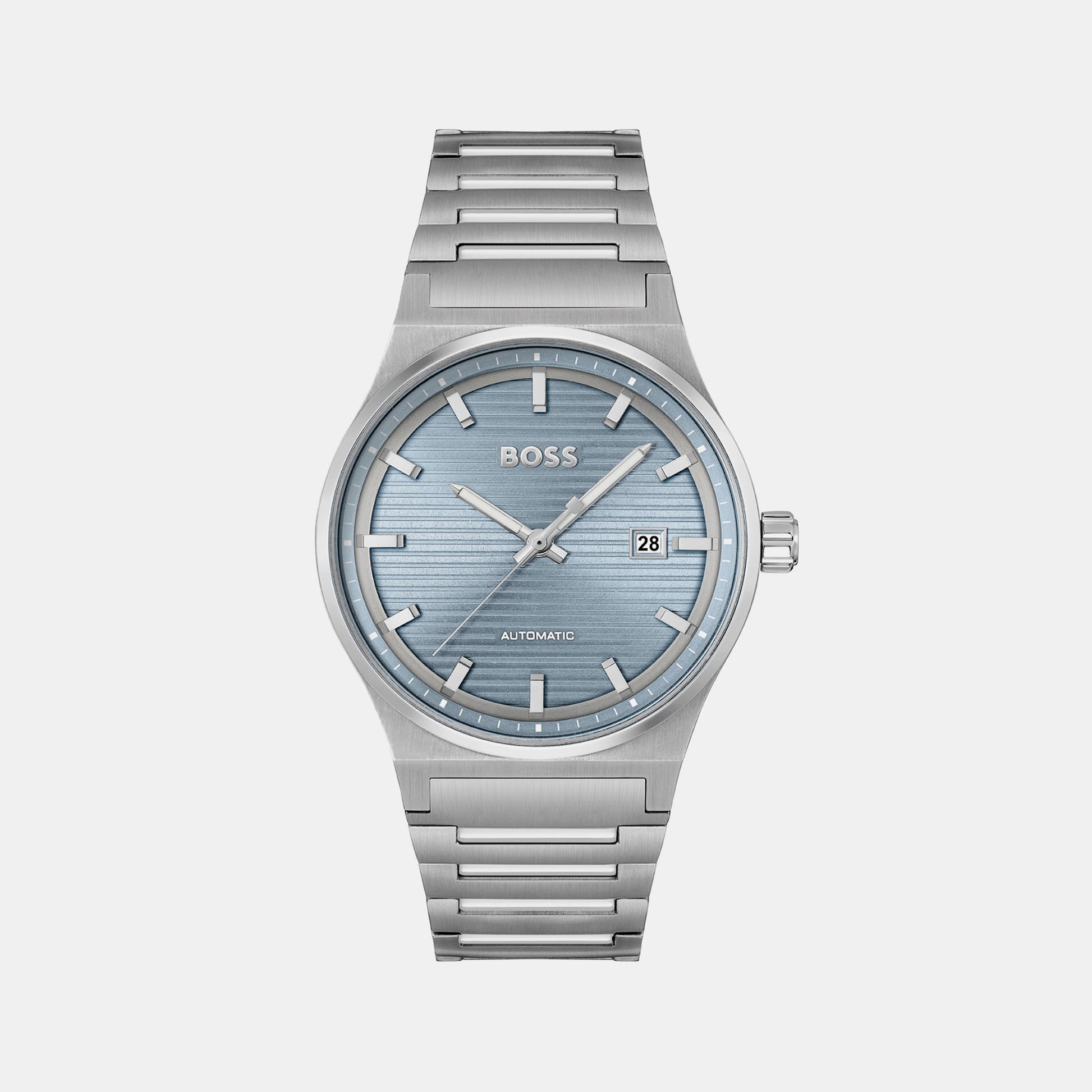 Candor Men Quartz Blue Dial Analog Stainless Steel Watch 1514118