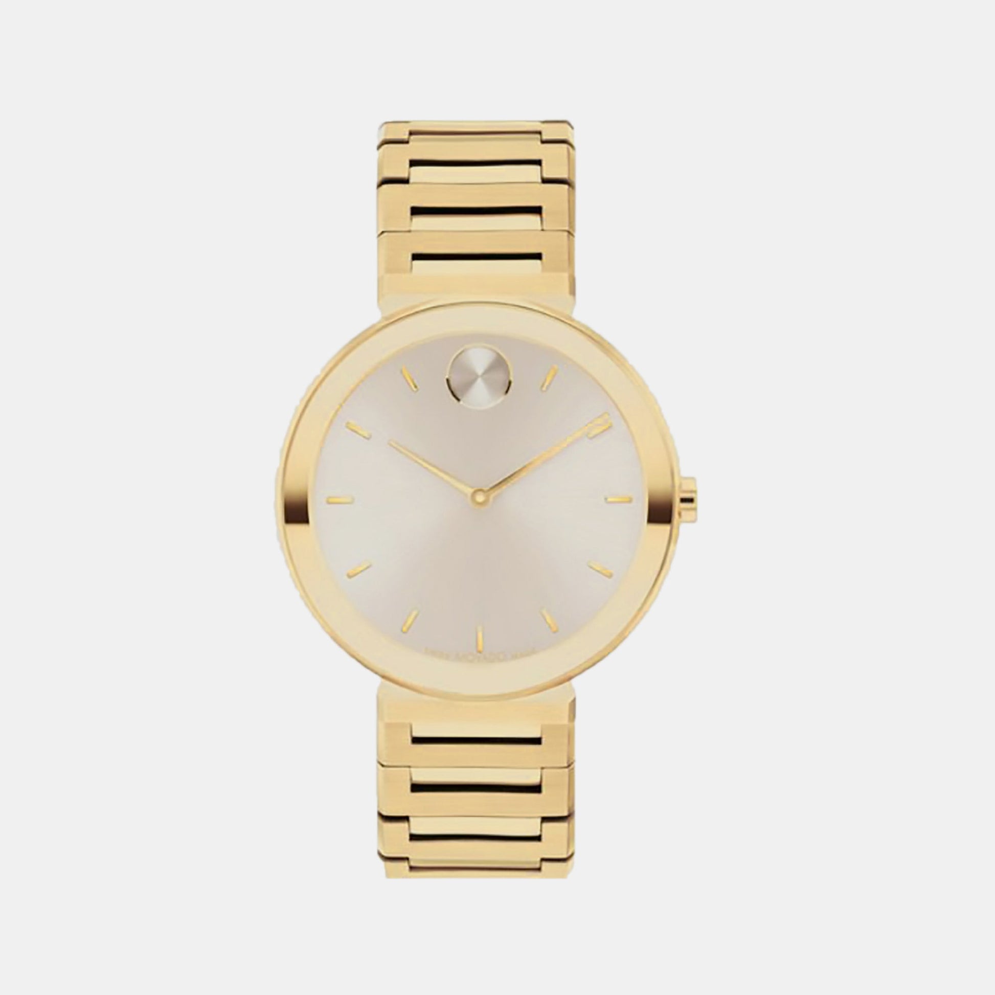 Bold Women Quartz Rose Gold Dial Analog Stainless Steel Watch 3601088