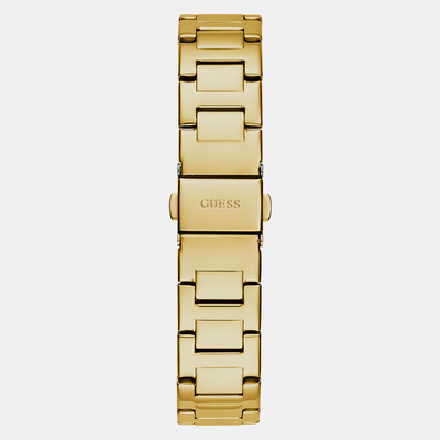 Eve Women Quartz Gold Dial Analog Stainless Steel Watch GW0615L2