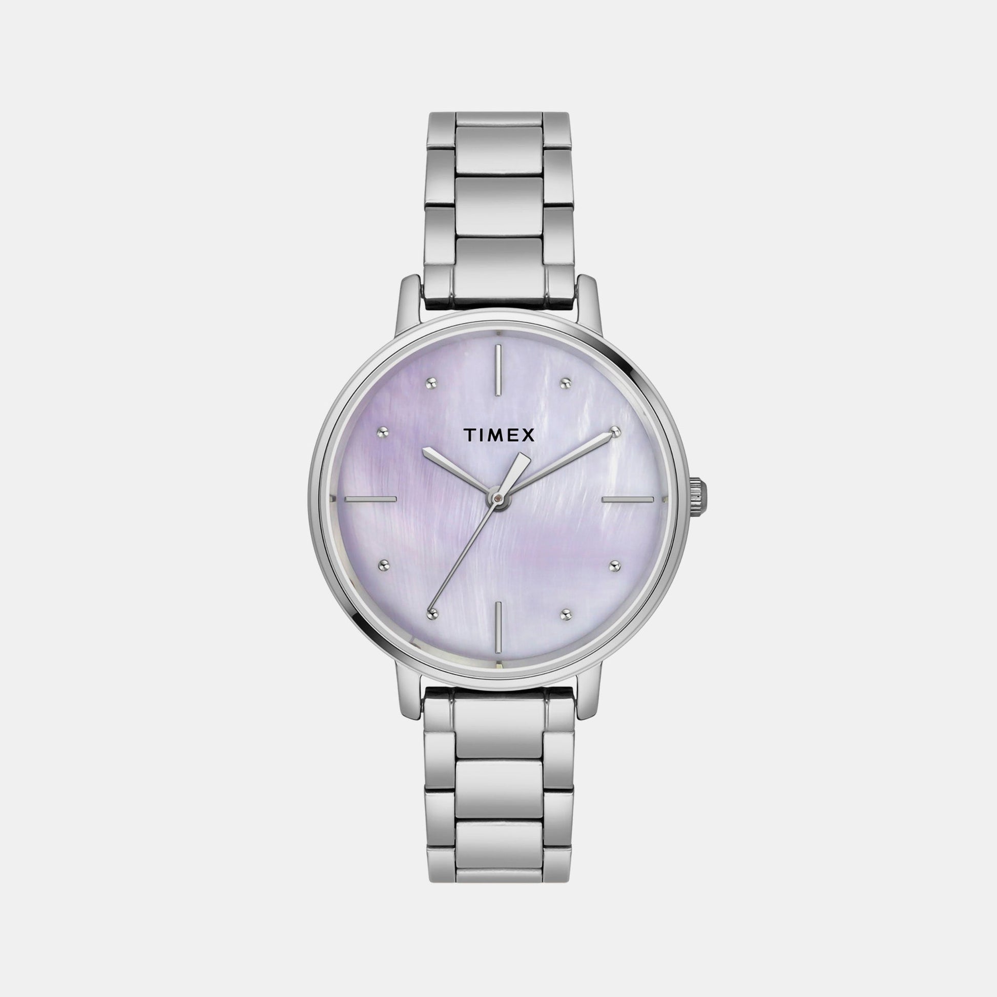 Classics Women Quartz Mother Of Pearl Dial Analog Stainless Steel Watch TWEL15806