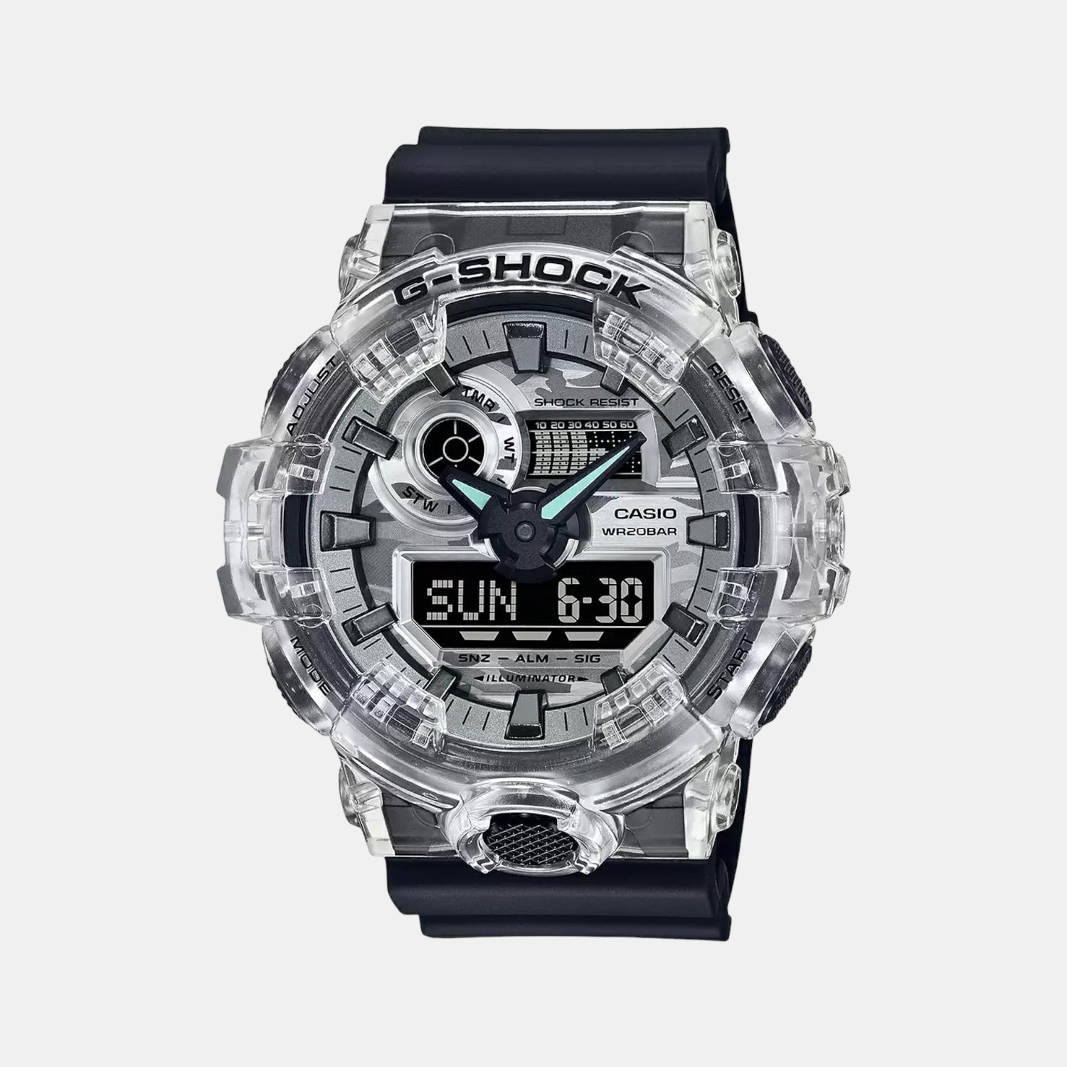 G-Shock Men Quartz Black Dial Analog-Digital Resin Watch G1280