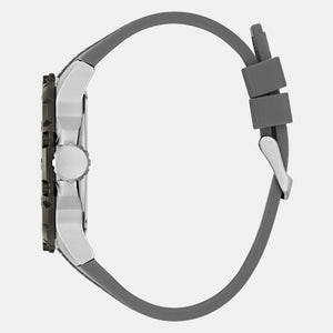 Contender Men Quartz Grey Dial Analog Silicone Watch GW0640G1