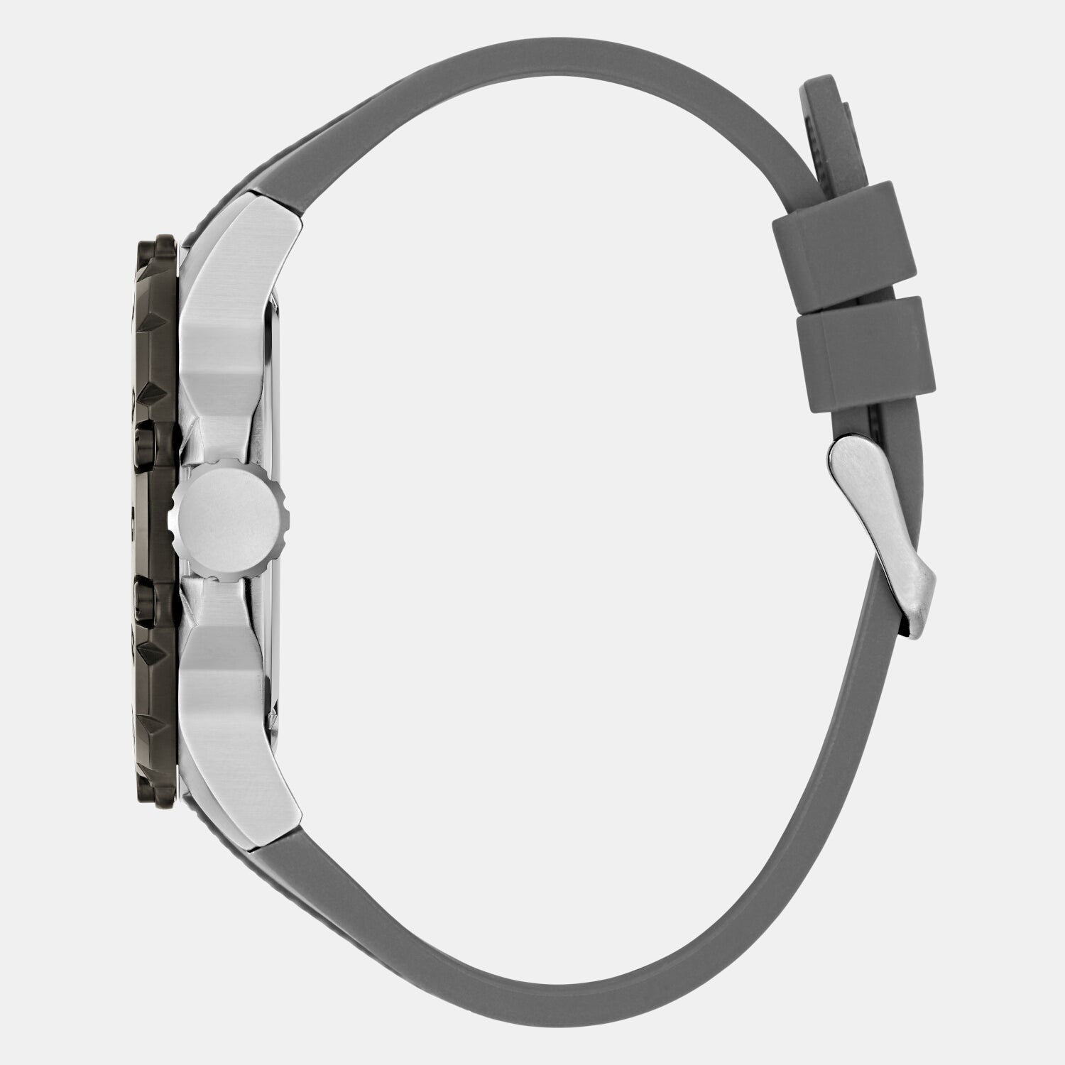 Contender Men Quartz Grey Dial Analog Silicone Watch GW0640G1